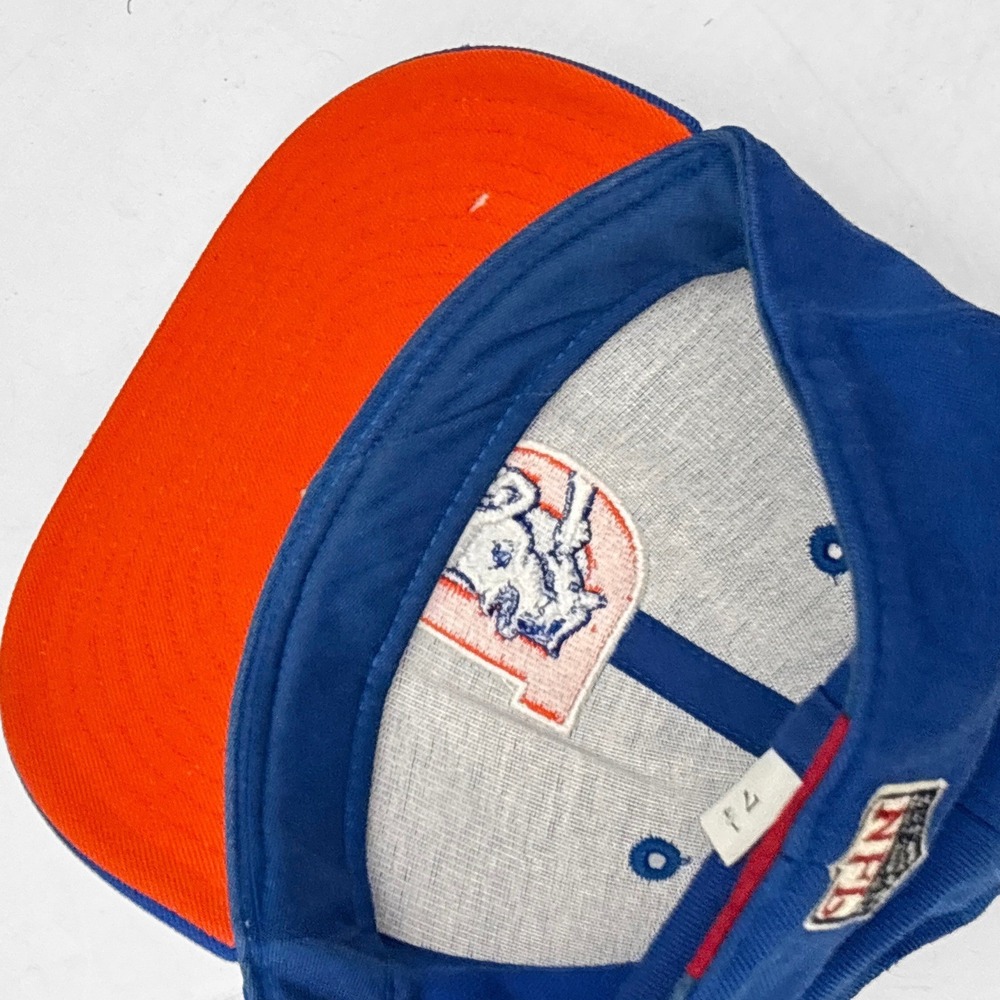 VTG Reebok NFL Gridiron Classic Denver‎ Broncos Fitted Hat 7 1/4 Wool Throwback - Picture 7 of 13